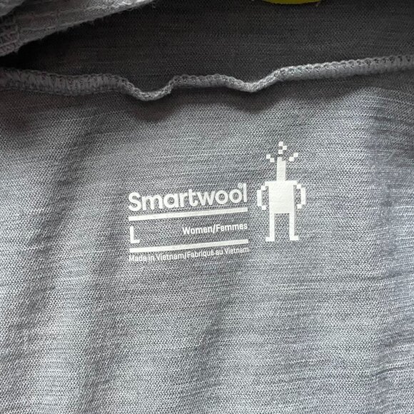 Smartwool Everyday Exploration Cap-Sleeve Hood Dress - Merino - Blue - Size L - Picture 6 of 8